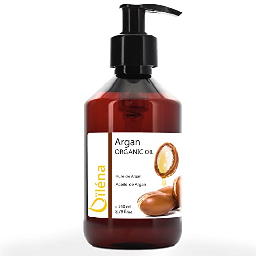 Aceite de Argan Ecologico · Aceite Prensado en Frio · Oro Líquido de Marruecos para el Cuidado Hidratante & Natural para la Piel, Cabello, Barba & Uñas · Cosmetica Natural · 250 ml