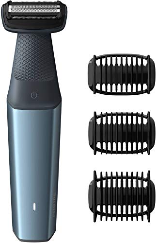 Philips Serie 3000 BG3015/15 - Afeitadora corporal apta para la ducha con 3 peines-guia 50 min de uso