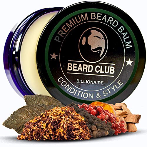 Bálsamo Barba Premium | Billionaire | Los Mejores Barba de Loción Suavizante| Naturales y Orgánicos | Excelente Para el Cuidado del Cabello y el Crecimiento